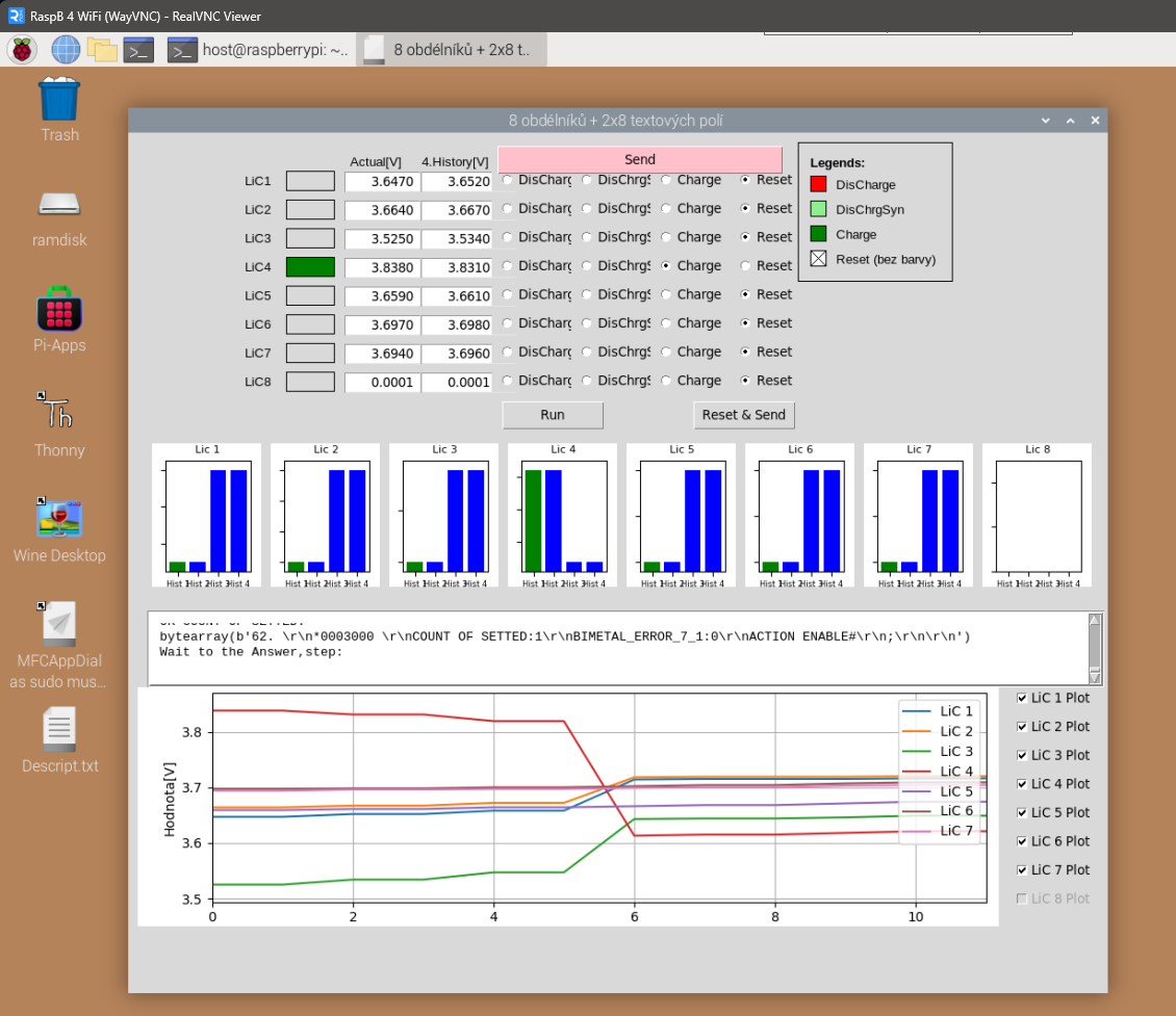 GUI Application Raspbian Screenshot