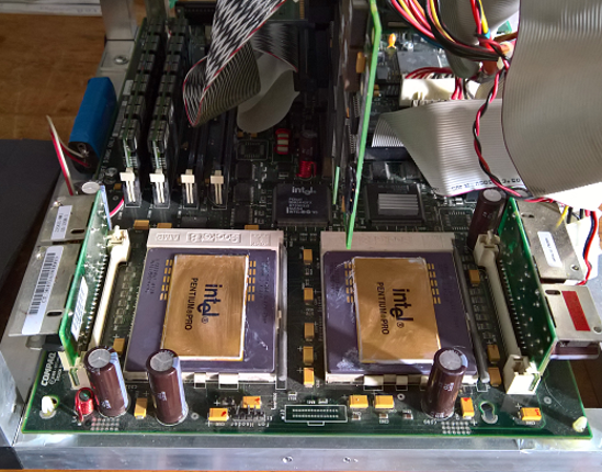 Picture of Dual Pentium Pro set