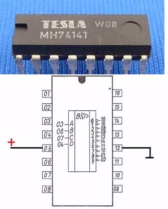 Picture of Nixie driver MH74141