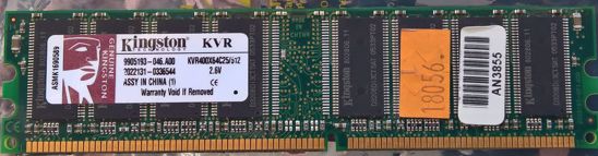 Picture of RAM KVR400X64C25/512 DDR400