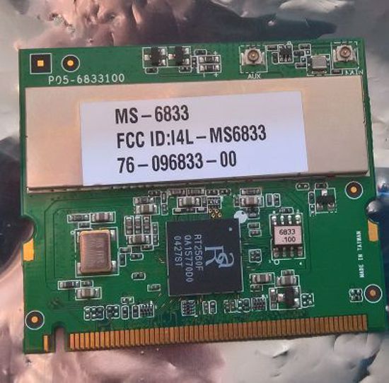 Picture of Mini PCI WiFi 14L MS6833